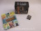 Three Lootcrate Items including The League of Regrettable Superheroes Hardcover Book, Game of