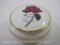 Bavaria Porcelain Trinket Box with Lid, made in Western Germany, 3 oz
