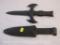 Bat Dagger with Sarco Sheath, 9 oz