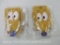 Two New Nickelodeon CatDog Scarves by Lootcrate DX Lootwear Exclusive, 2017 Viacom International