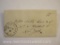Stampless Cover Black Stamp New Brunswick NJ to New York NY Dec 9 1843