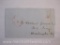 Stampless Cover Red Stamp West Point NY to Washington DC Sept 14 1846, Addressed to Adjutant General