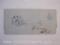 Stampless Cover Blue Stamp Troy NY to Utica NY Feb 20 1847