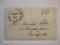 Stampless Cover Black Stamp Friendship NY to New York NY Oct 15 1850, see pictures