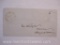 Stampless Cover Red Stamp Williamsport MD to Hagerstown MD Nov 15 1845