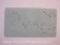 Stampless Cover Red Stamp Lockport NY to Albany NY July 28 1834