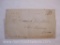 Stampless Cover Red Stamp Bingham Mass to New Haven Conn