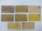 Eight 1850's Stamped Envelopes with US Scott #10 1851 3c Washington Stamps
