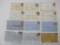 Twelve 1850's Stamped Envelopes with US Scott #10, and a #10 Type 1 1851 3c Washington Stamps