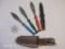 Yin-Yang Shuriken and Throwing Knives with Sheath, 9 oz