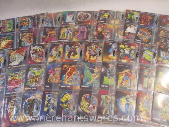 1992 Marvel Trading Cards, see pictures for included cards, only missing a few from a 200 card set,