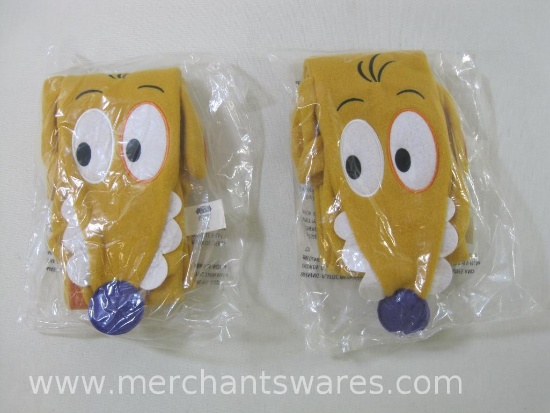 Two New Nickelodeon CatDog Scarves by Lootcrate DX Lootwear Exclusive, 2017 Viacom International