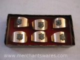 Set of Six Gold Tone 
