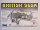 British SE5A 1/48 Scale Model Kit, sealed, Lindberg Models, 6 oz