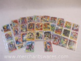 Seven Sheets of Trading Cards from 1991 Marvel, Impel Marketing Inc, 4 oz