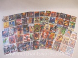 Complete Set of 1993 Marvel Masterpiece Trading Cards, 1-90, Skybox, 10 oz