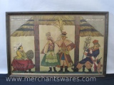 Zofia Stryjenska Framed Print, Stroje ludowe z pod Krakowa (Costumes paysans. Pologne) 1933,