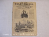 Frank Leslie's Illustrated Newspaper No. 355 New York July 19 1862 Civil War Era Newspaper, see