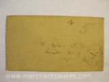 Stampless Cover Black Stamp Oxford Ohio Feb 7