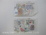 100 Different Postage Stamps of Japan and 100 of China