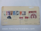 US Postage Stamps includes National Parks 1cent to 10cents Issue of 1934, Scott #756-765, Washington