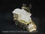 Spun Glass Train Ornament, 1 oz