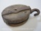 Wooden Block Pulley with Hook