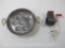 A.S. 805 Table Mount Crank Spice Grinder/Cheese Grater with Copper Plated Egg Pan with Brass Handles