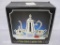 Four Piece Coffee Set with Round Tray, New in Box
