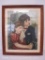 Framed Victorian Era Artwork, 18 x 21 inches