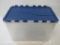 HDX 12 Gallon Textured Flip Top Storage Tote