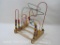 Bead Maze Roller Coaster Toy, Wood Block Base