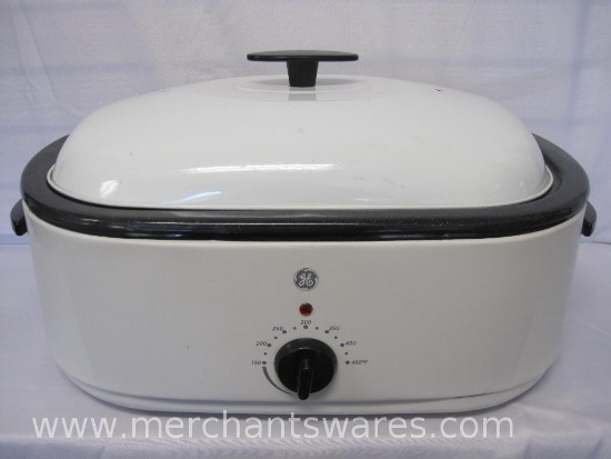 GE General Electric 18 Quart Roaster Oven, Model 169012, Tested and Works, As Is See Photos