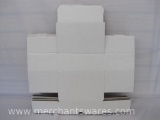 Twelve White Mailer Boxes, approx 4.5 x 7 x 2.5 inches in size
