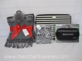 Travel Items includes Kate Spade Large Clutch Bag, Waist Pack, Shoulder Bag, Time and True Hat and