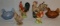Collectible Chicken Figurines