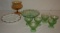 Assorted Glassware and Sherbert Dishes