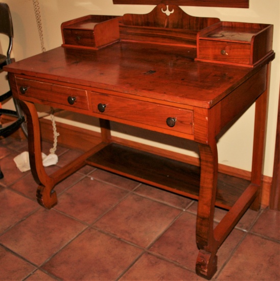 Wooden Mail Desk