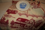 Gibson County Plate and Throw Blanket