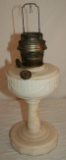 Milk Glass Kerosene Lamp