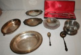Silver Carving Set and Serving Pieces