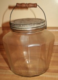 Gallon Jar with wooden handle and lid