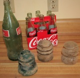 Glass Insulators; Coke Bottles