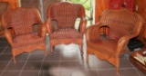 Wicker Chair Set