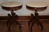 Rosewood Marble-top Tables