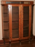 Bow Front China Cabinet