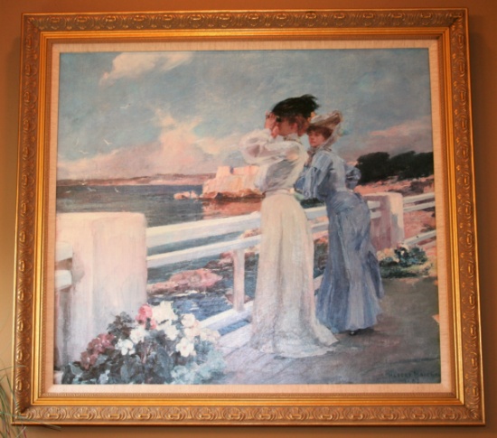 Oil Painting/Framed "The Seagulls"