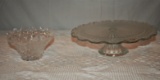 Crystal Bowl and Cakestand
