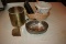 Assorted Basket Lot w/Brass Bookend