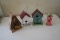 4 Bird Houses